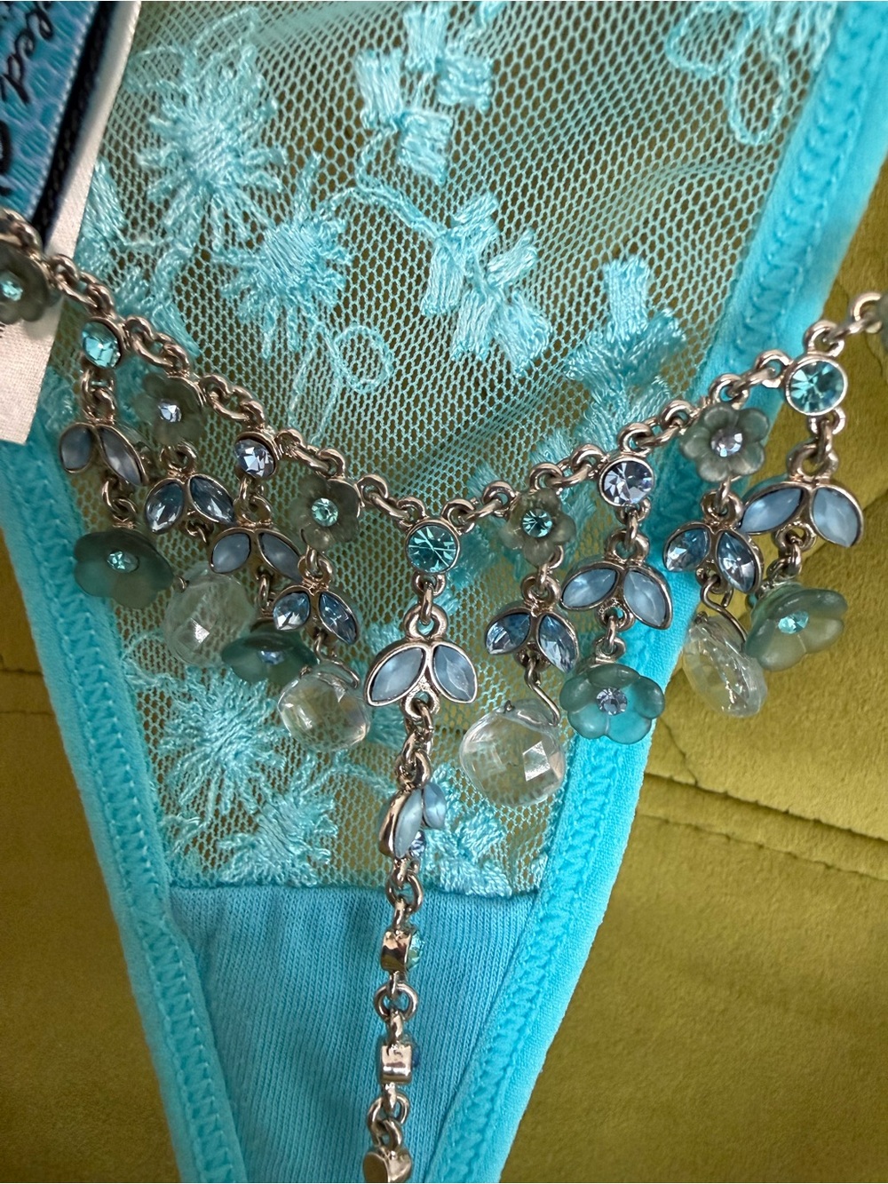 Jeweled G string